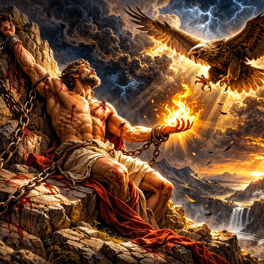 Mito de Prometo en la Antigua Grecia