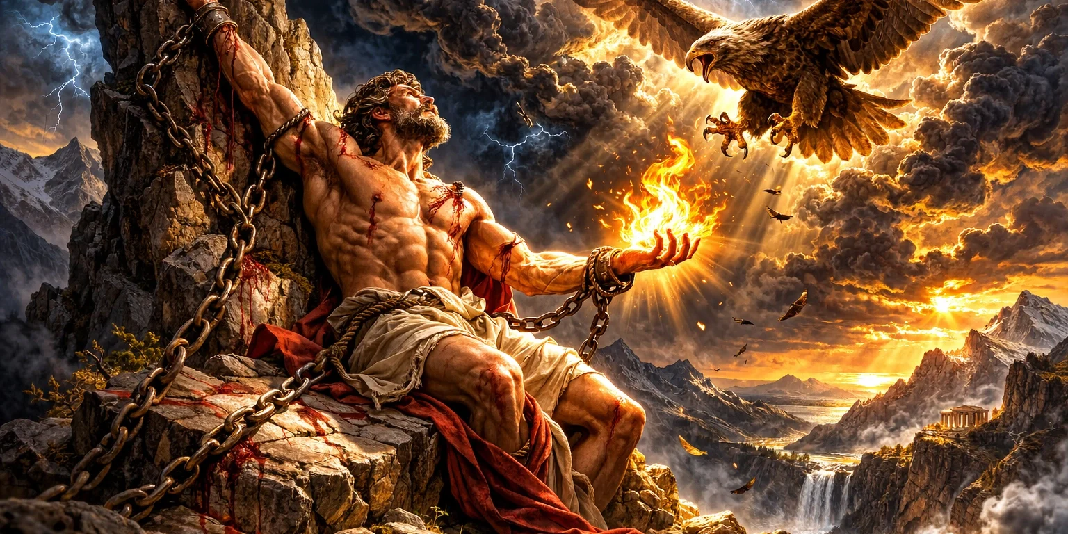 Mito de Prometo en la Antigua Grecia