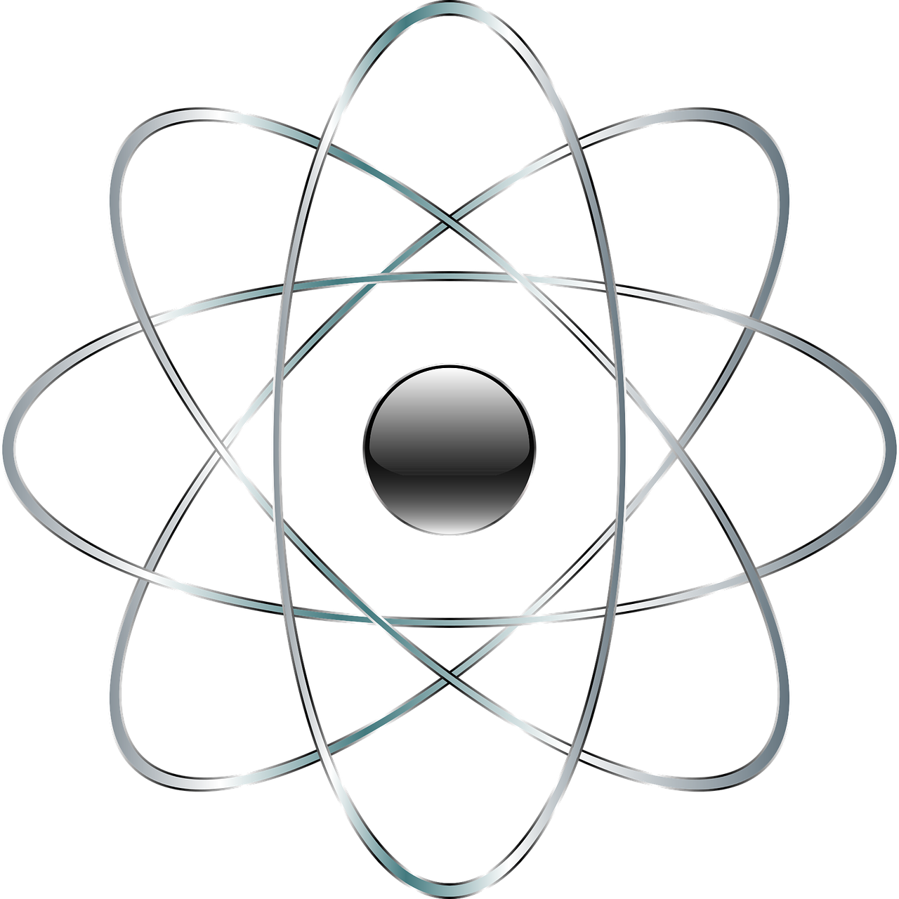 Espacio vacío en la estructura de un átomo