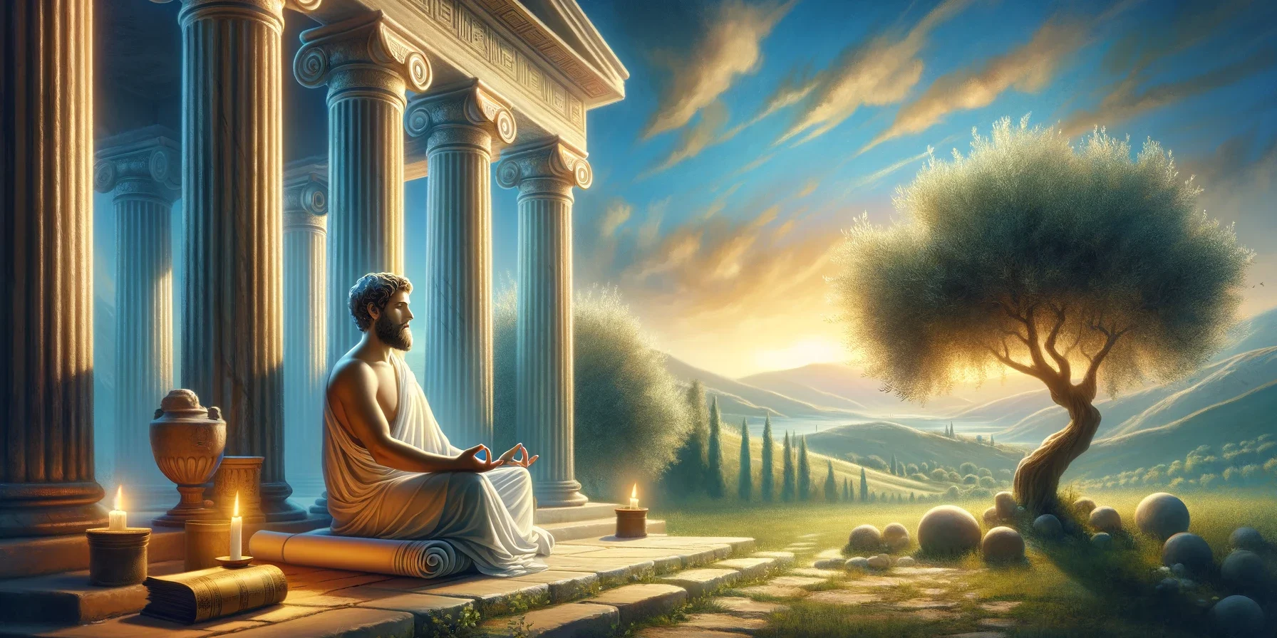 Meditación en la antigua Grecia