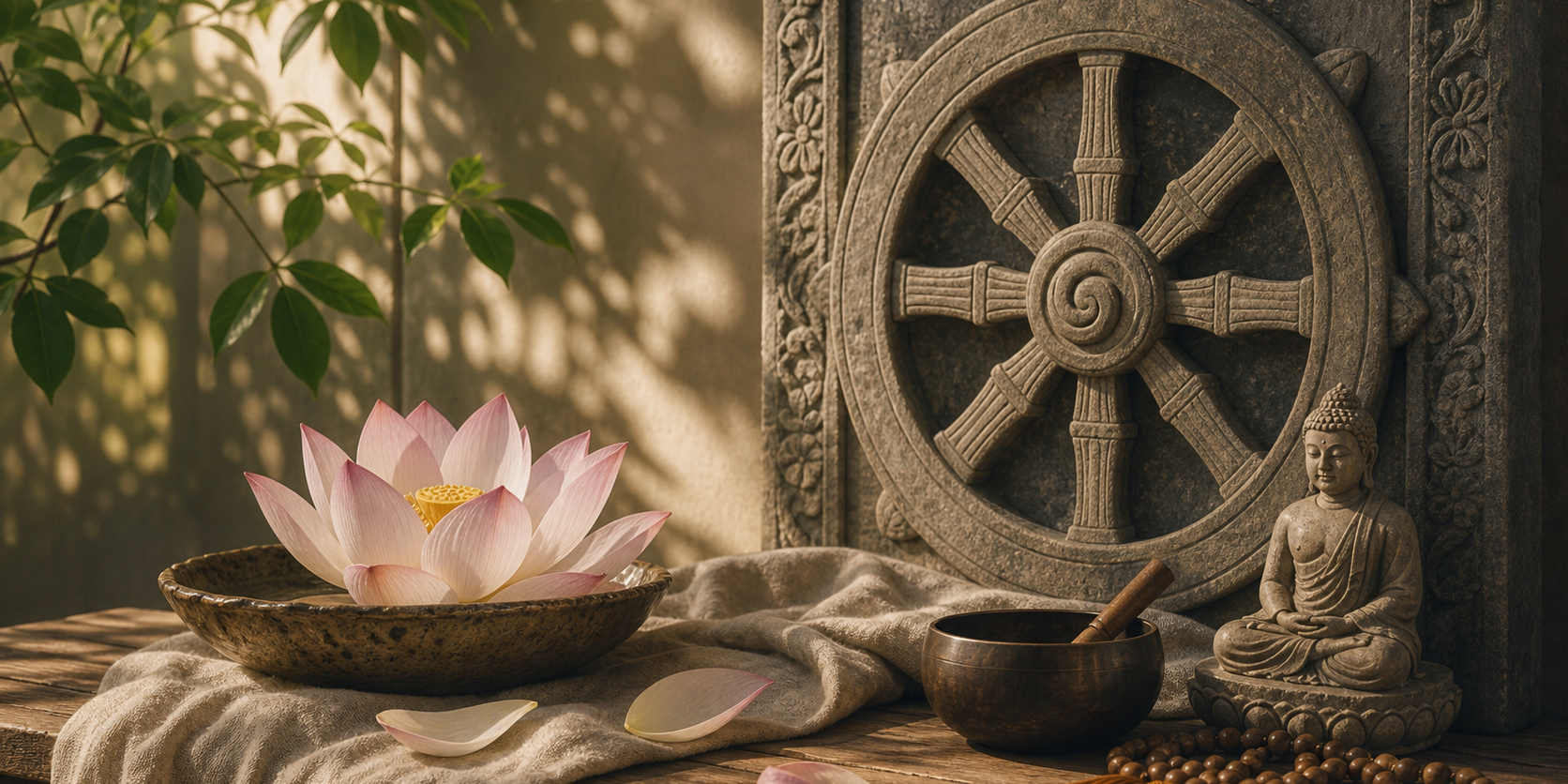 Imagen destacada – Símbolos budistas y su significado espiritual Símbolos budistas y su significado espiritual